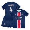 Maglia ufficiale Paris Saint Germain Manuel Ugarte 4 Casa 2024-25 per Bambino